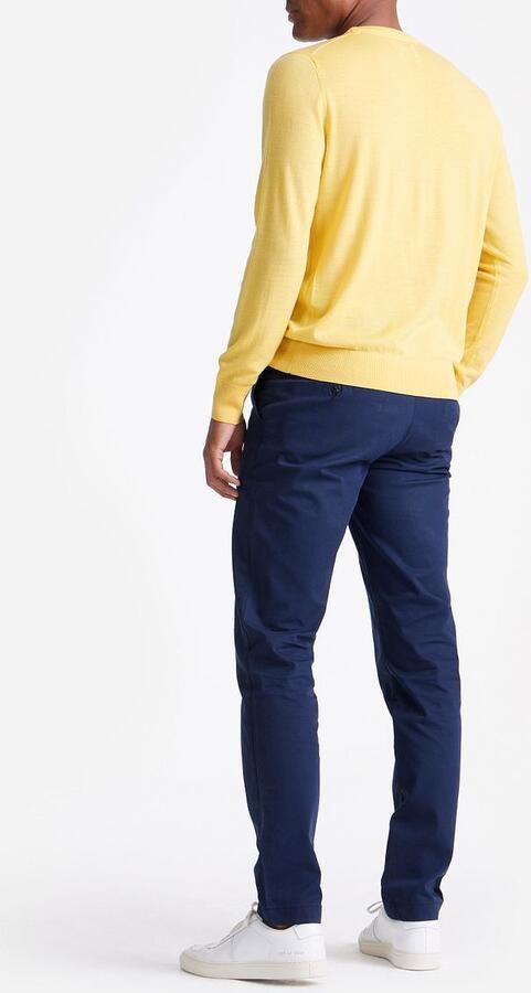 KING Essentials The John Pullover Merino Geel - Foto 2