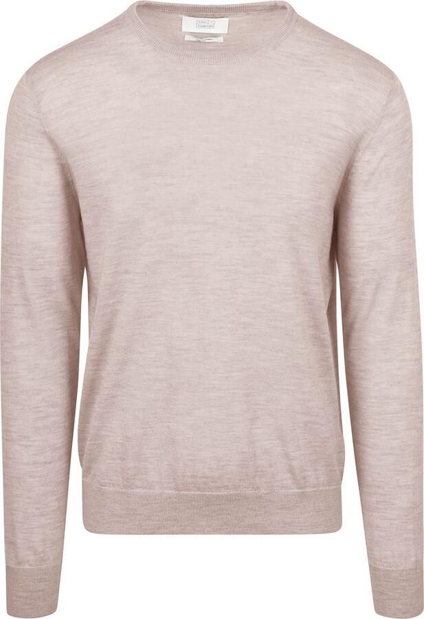 KING Essentials The John Pullover Merino Greige