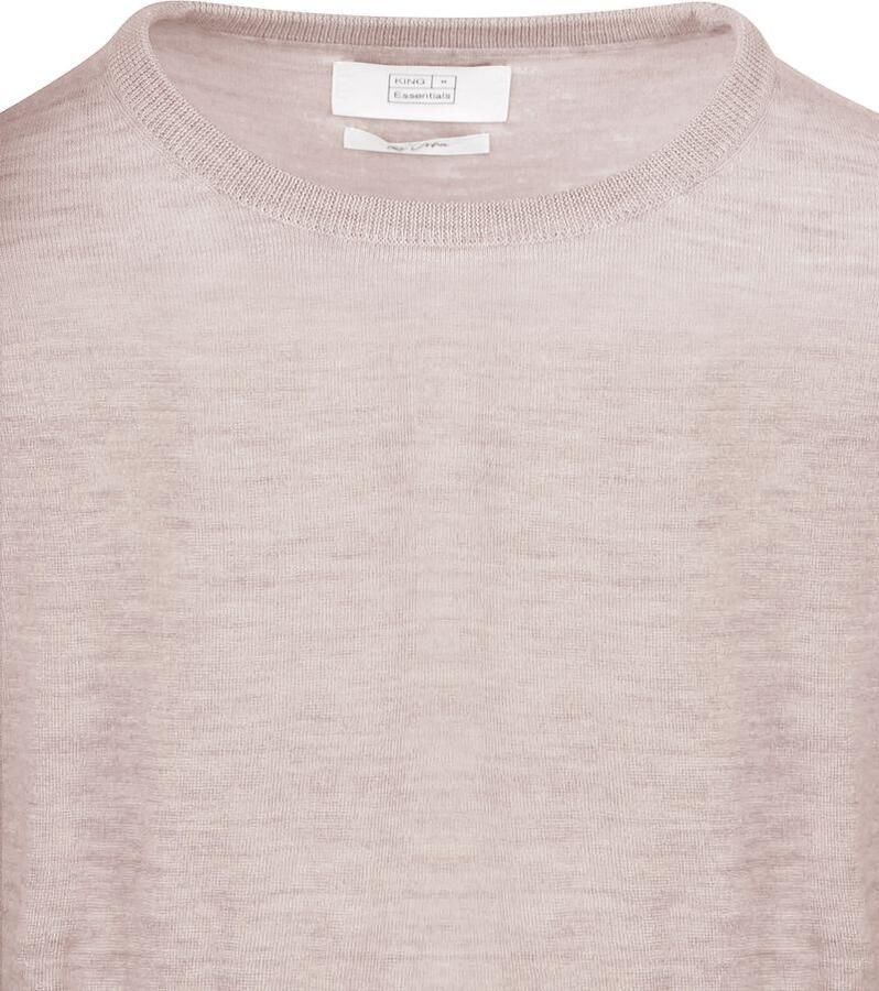 KING Essentials The John Pullover Merino Greige - Foto 2