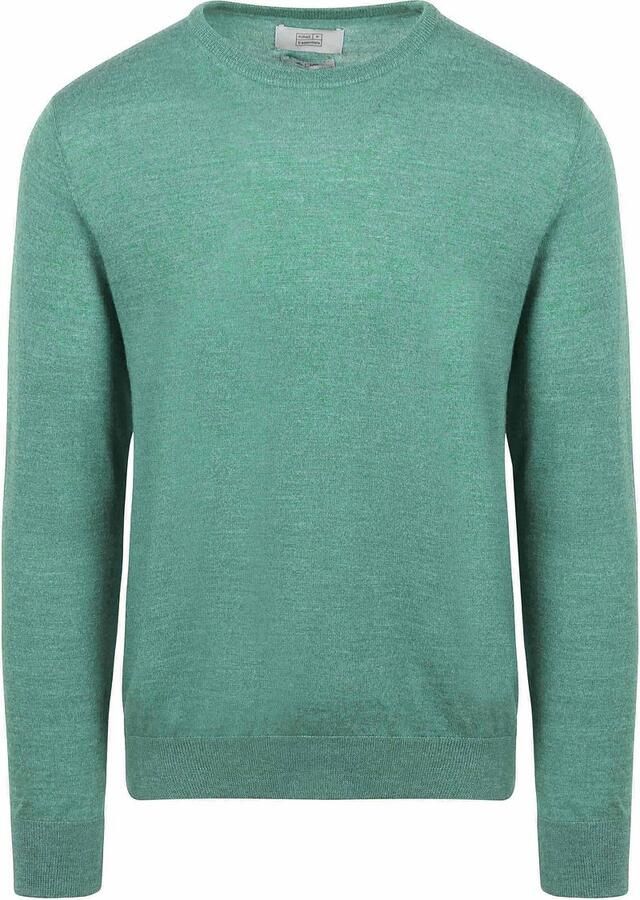 KING Essentials The John Pullover Merino Groen