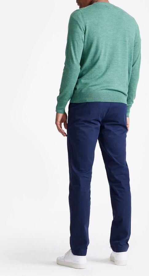KING Essentials The John Pullover Merino Groen - Foto 3