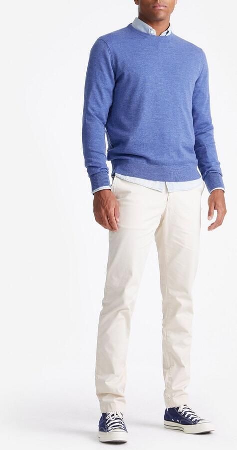 KING Essentials The John Pullover Merino Mid Blauw - Foto 2