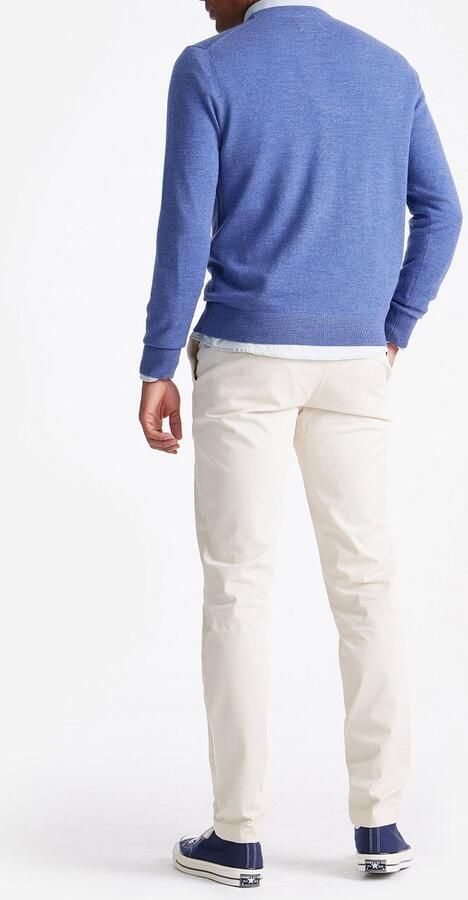 KING Essentials The John Pullover Merino Mid Blauw - Foto 3