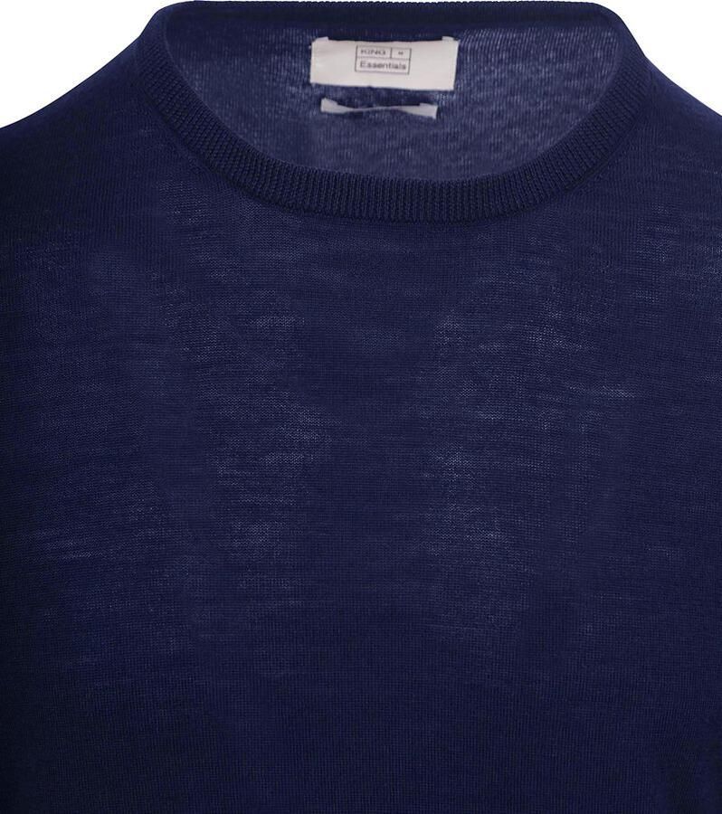KING Essentials The John Pullover Merino Navy - Foto 2