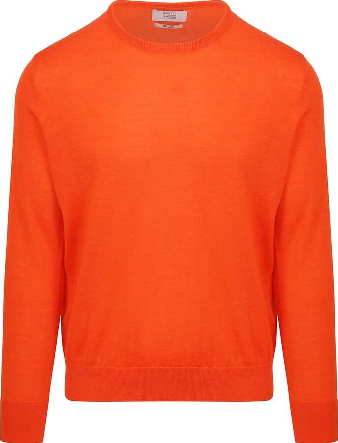 KING Essentials The John Pullover Merino Oranje