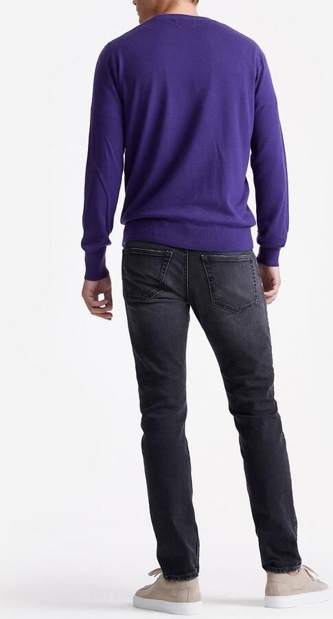 KING Essentials The John Pullover Merino Paars