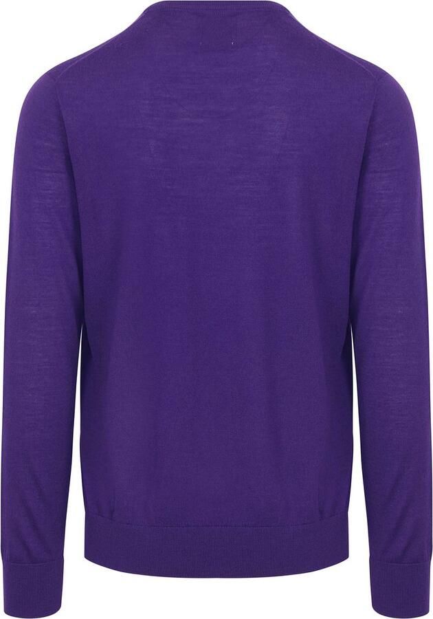 KING Essentials The John Pullover Merino Paars - Foto 3
