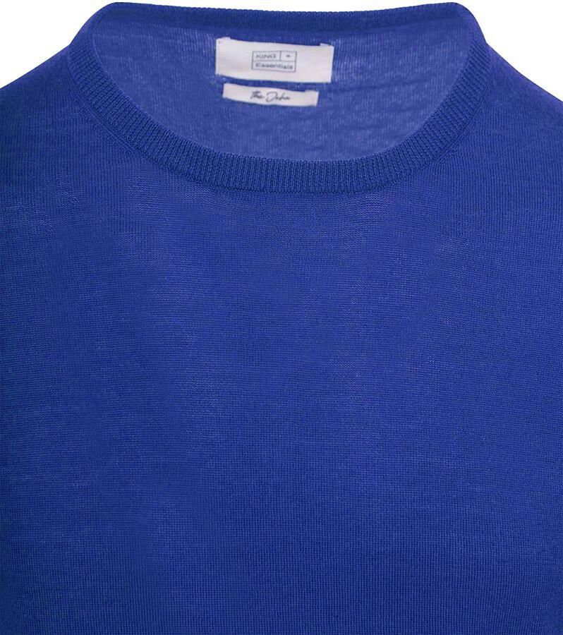 KING Essentials The John Pullover Merino Royal Blauw - Foto 2