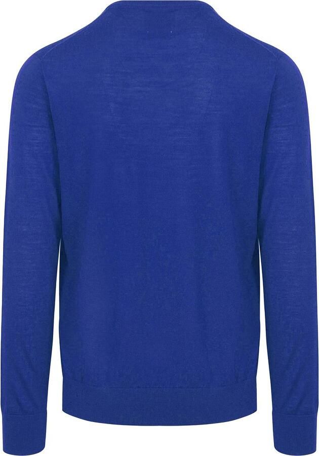 KING Essentials The John Pullover Merino Royal Blauw - Foto 3