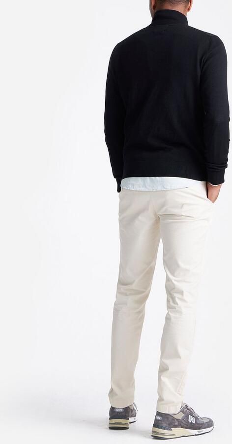 KING Essentials The Michael Half Zip Pull Merino Zwart