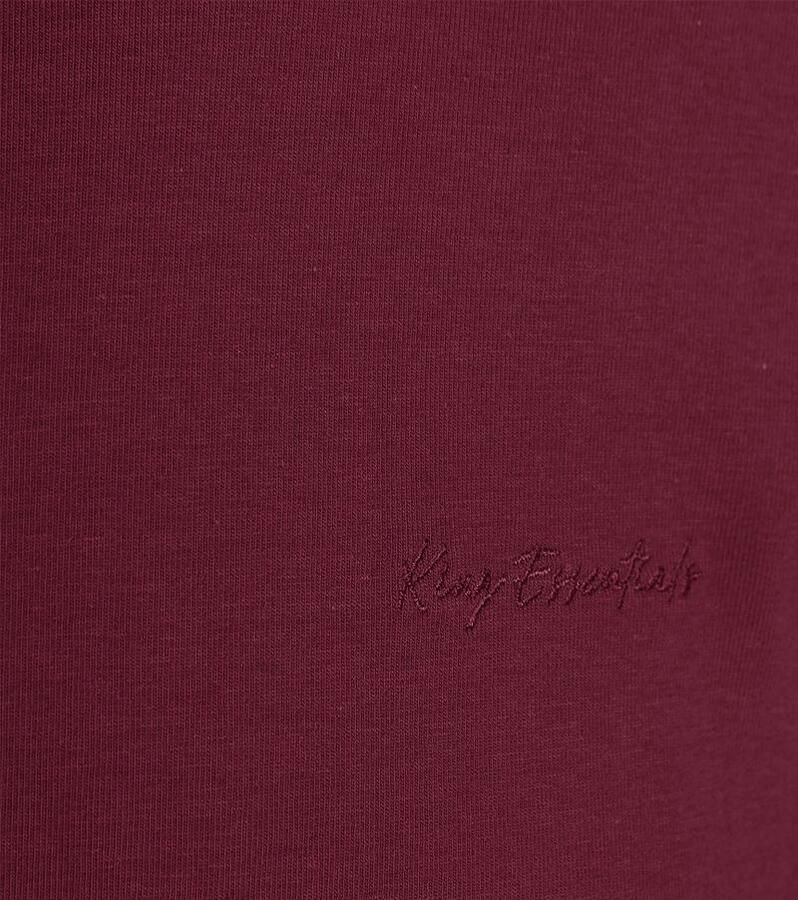 KING Essentials The Shawn T-Shirt Burgundy - Foto 3