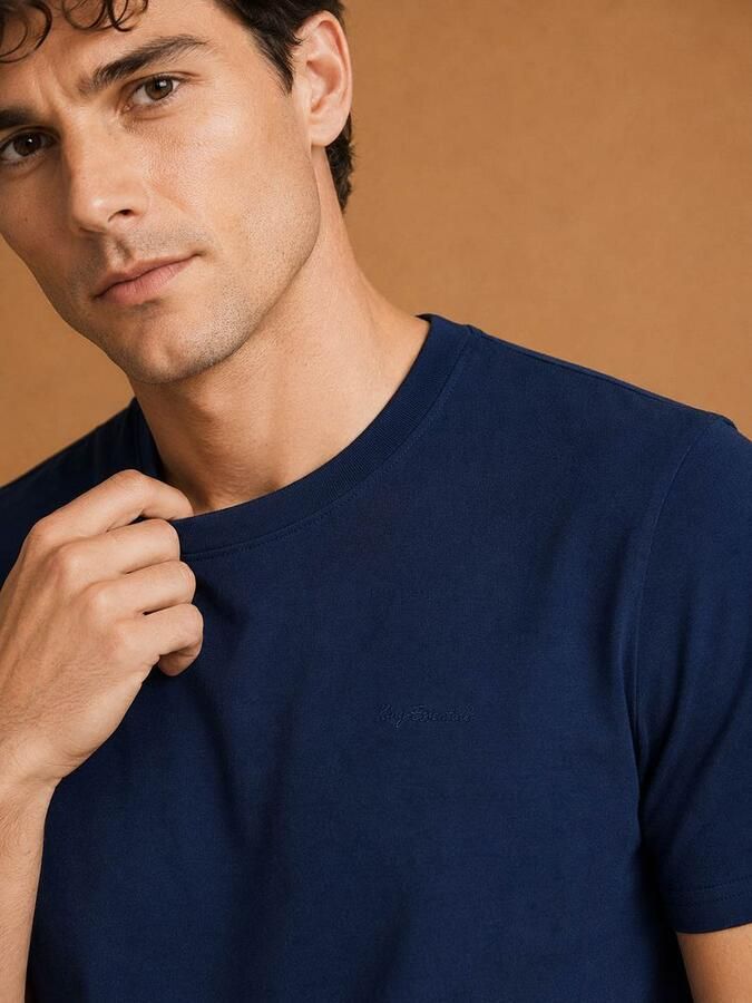 KING Essentials The Shawn T-Shirt Navy - Foto 4
