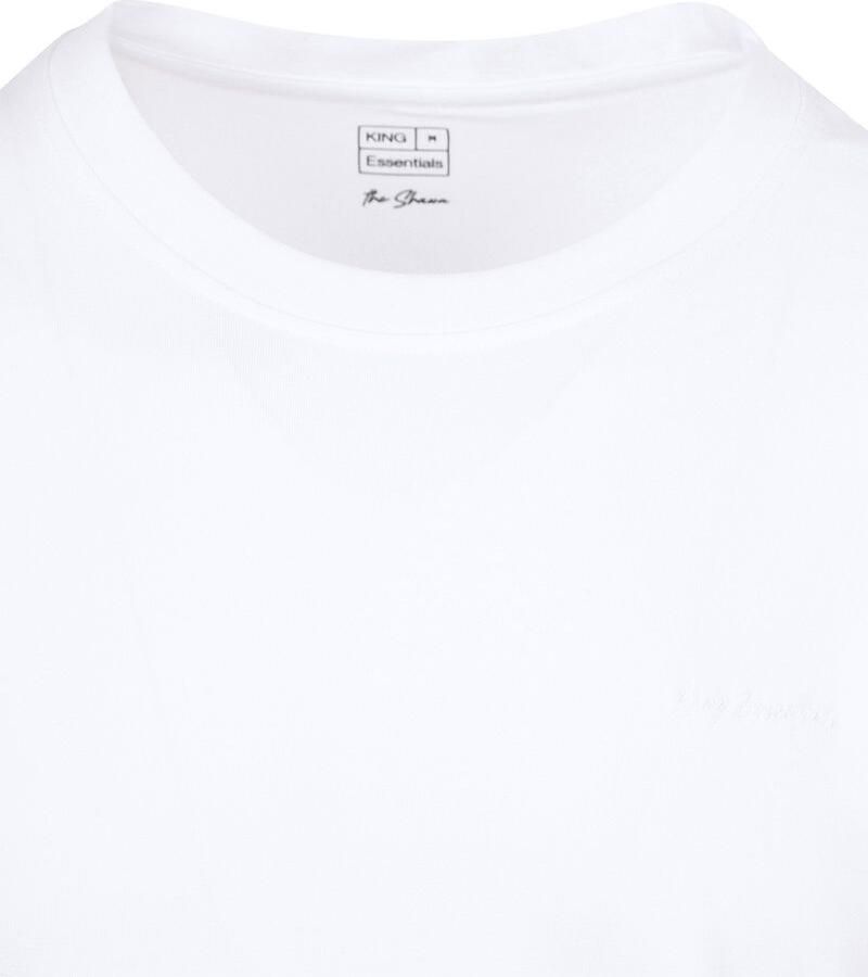 KING Essentials The Shawn T-Shirt Wit - Foto 2