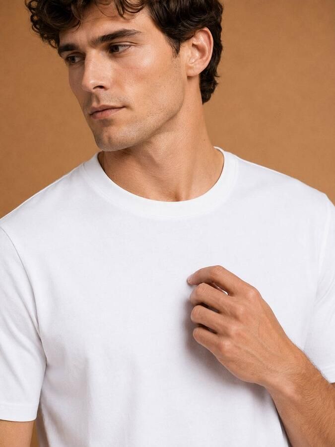 KING Essentials The Shawn T-Shirt Wit - Foto 3