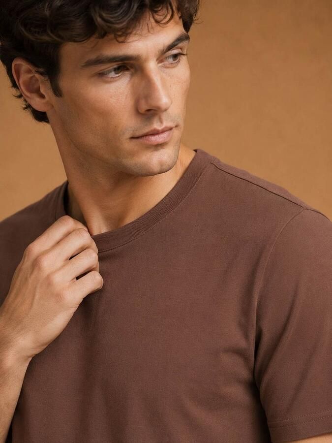 KING Essentials The Steve T-Shirt Bruin - Foto 3