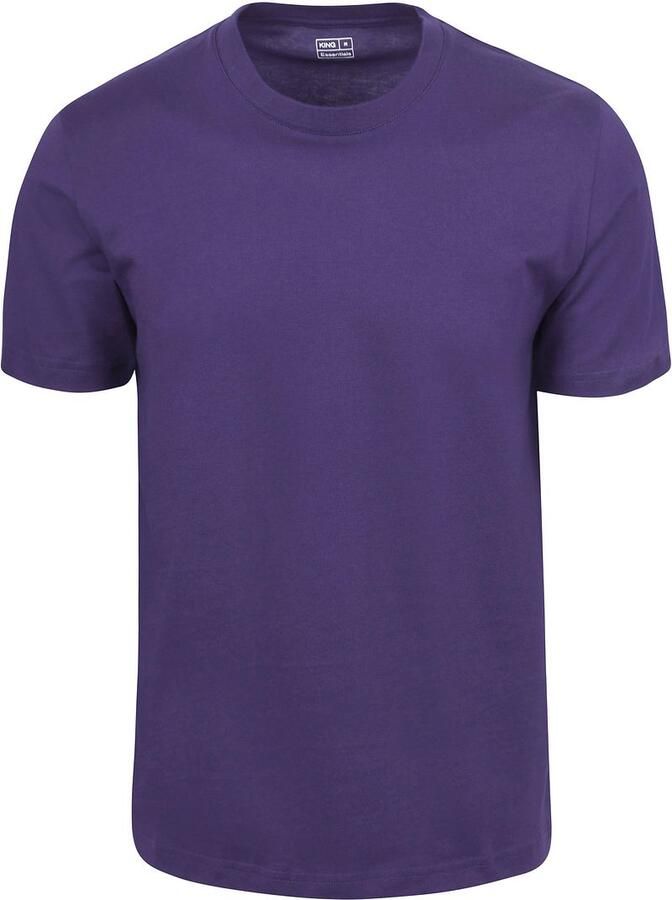 KING Essentials The Steve T-Shirt Donkerpaars