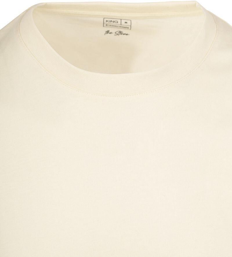 KING Essentials The Steve T-Shirt Ecru - Foto 2