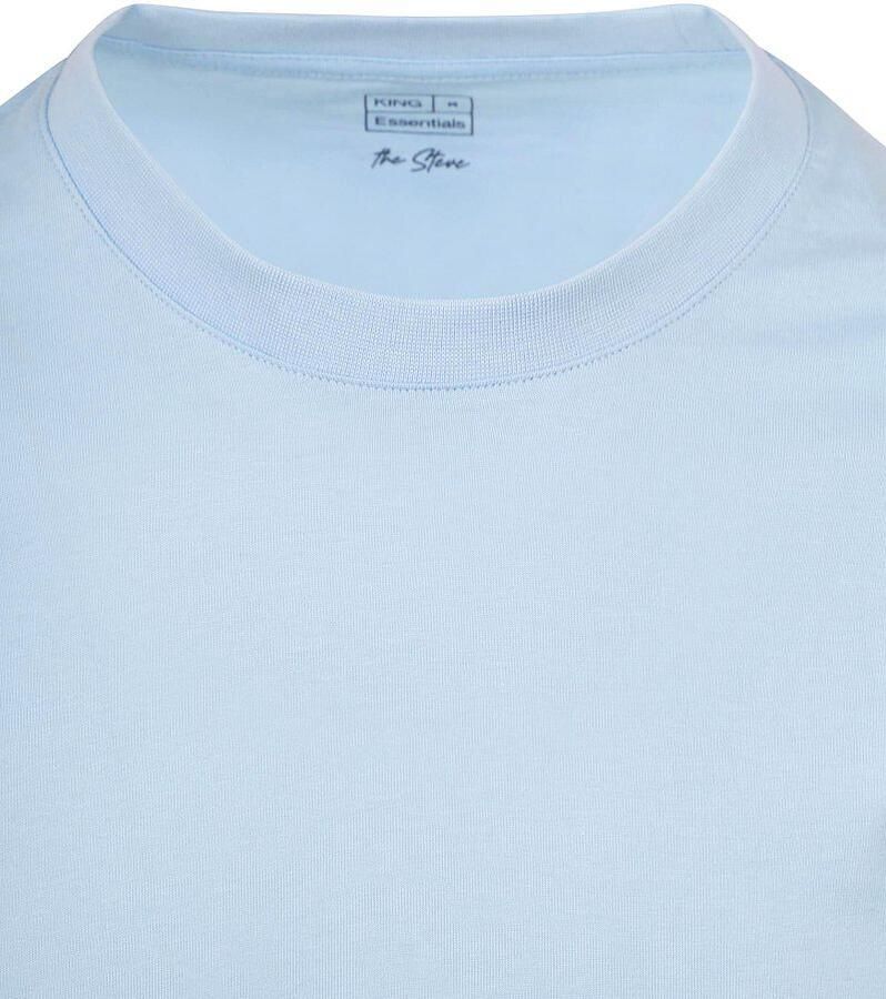 KING Essentials The Steve T-Shirt Lichtblauw - Foto 2