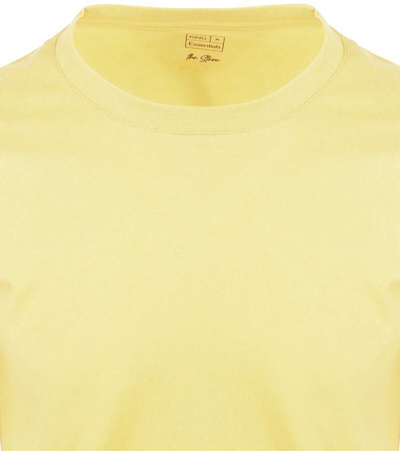 KING Essentials The Steve T-Shirt Lichtgeel - Foto 2