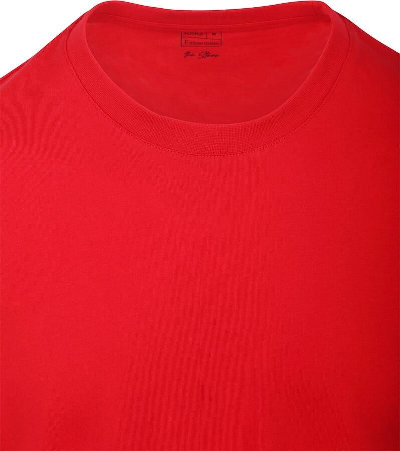 KING Essentials The Steve T-Shirt Rood - Foto 2
