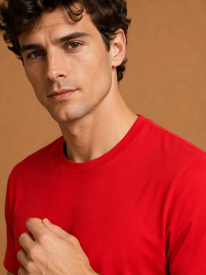 KING Essentials The Steve T-Shirt Rood - Foto 3