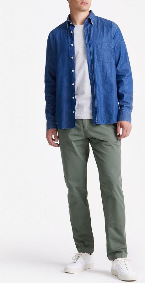 KING Essentials The Tommy Denim Overhemd Chambray Blauw - Foto 3