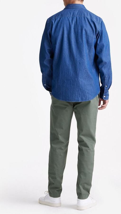 KING Essentials The Tommy Denim Overhemd Chambray Blauw - Foto 2