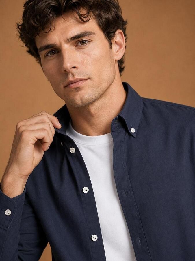 KING Essentials The Tommy Overhemd Antraciet - Foto 2