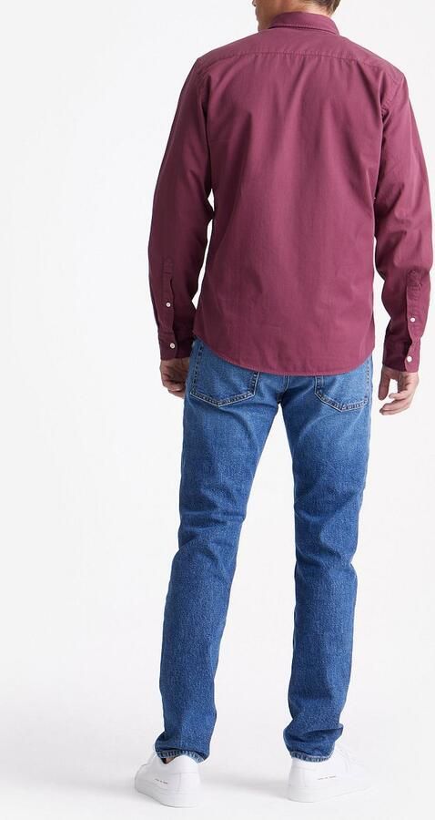 KING Essentials The Tommy Overhemd Bordeaux - Foto 3