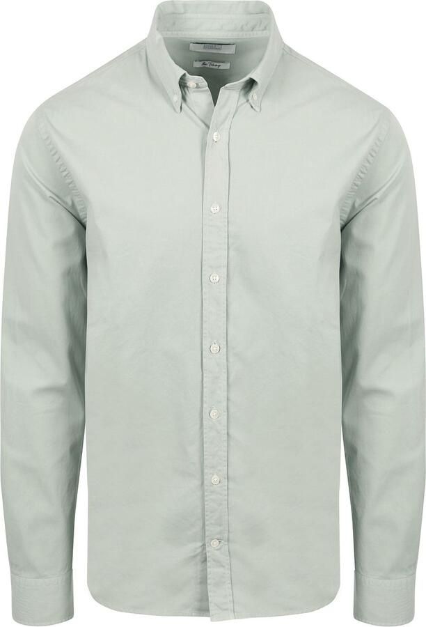 KING Essentials The Tommy Overhemd Sage Groen