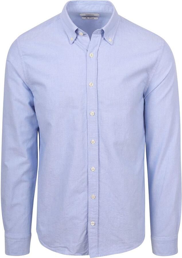 KING Essentials The Tommy Oxford Overhemd Lichtblauw