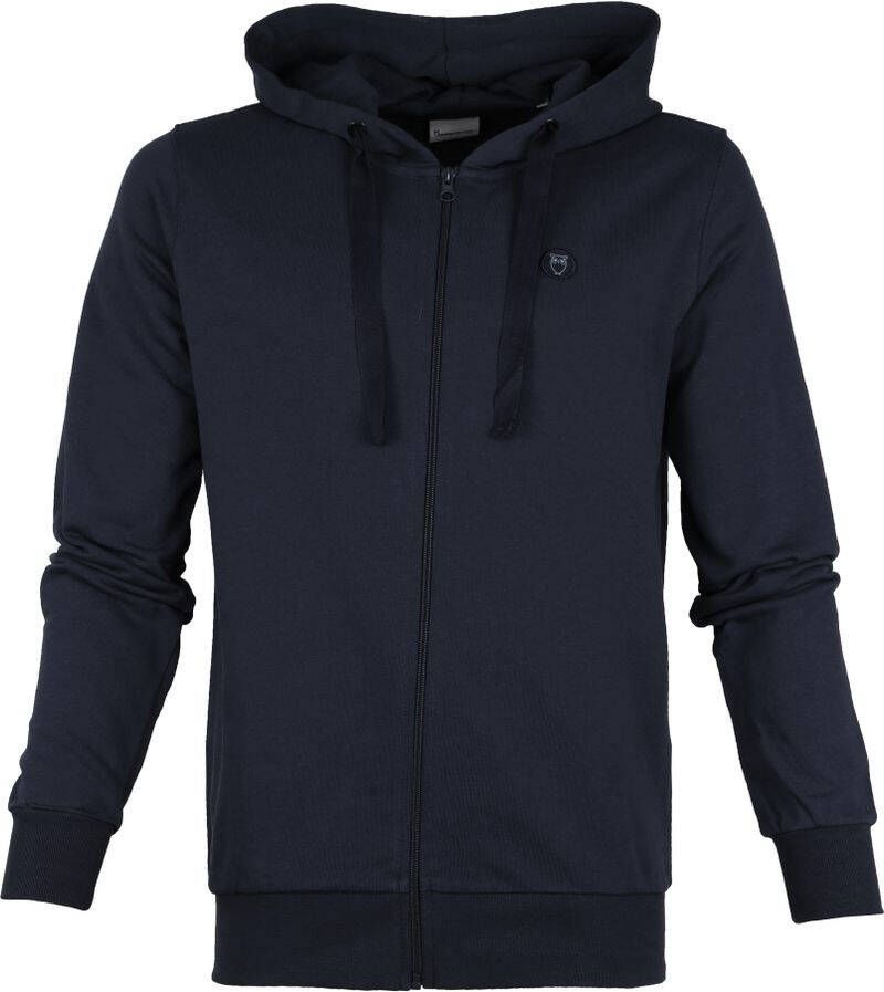 KnowledgeCotton Apparel Elm Vest Eclipse Blauw