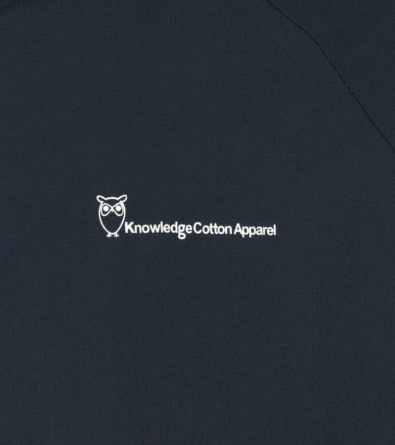 Knowledge Cotton Apparel Trainingsjack Basswood Jas Donkerblauw