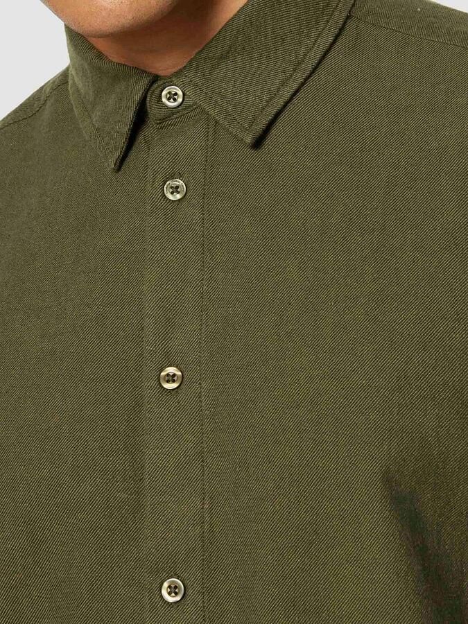 KnowledgeCotton Apparel Knowledge Cotton Apparel Shirt Flannel Forrest Night - Foto 2