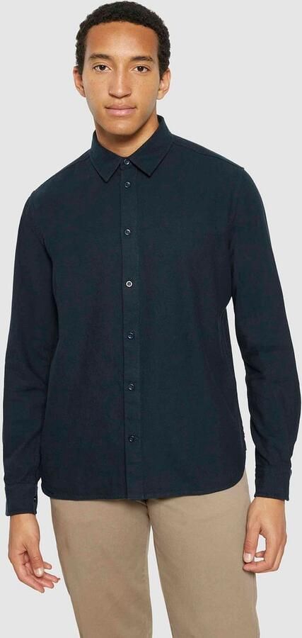 KnowledgeCotton Apparel Knowledge Cotton Apparel Shirt Flannel Total Eclipse