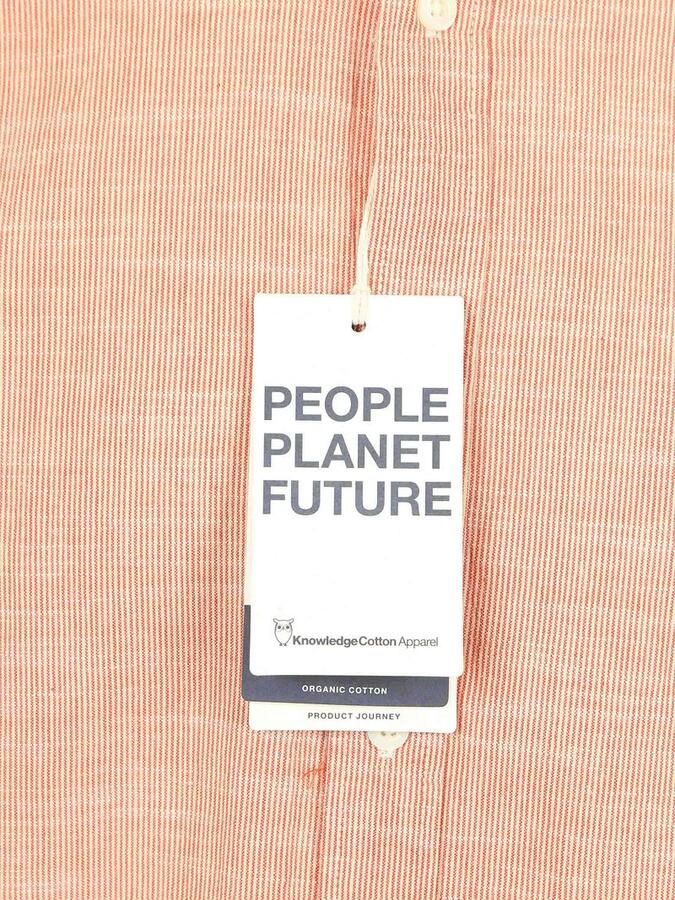 KnowledgeCotton Apparel Knowledge Cotton Apparel Shirt Stripe Red - Foto 4