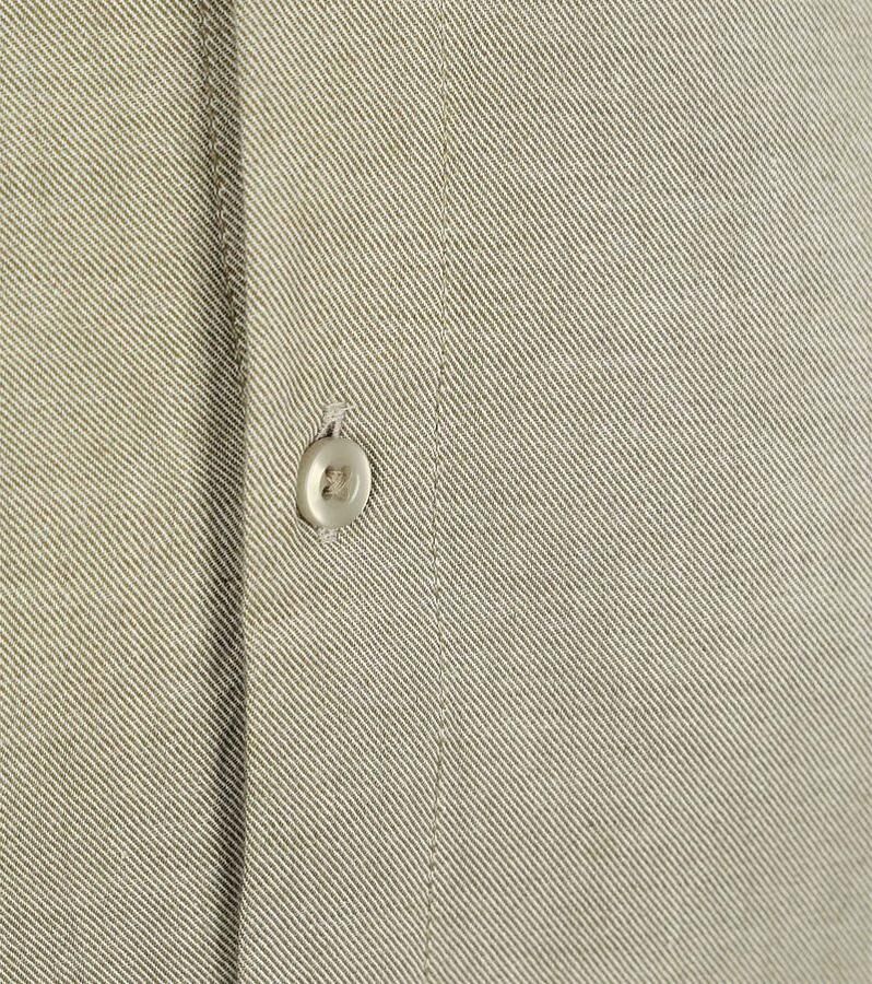 Knowledge Cotton Apparel Overhemd Lange Mouw Overhemd Lichtgroen