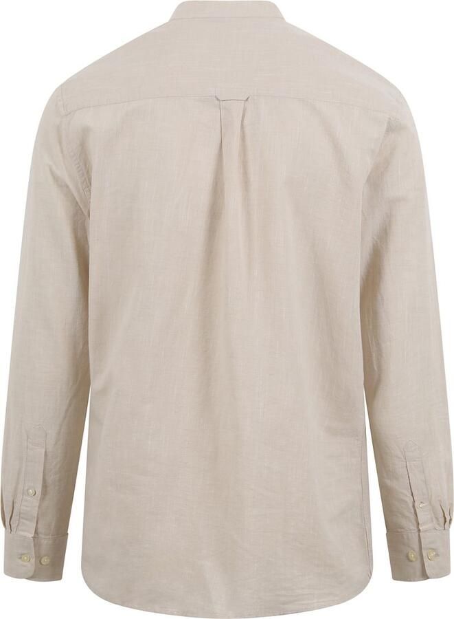 Knowledge Cotton Apparel KnowledgeCotton Apparel Overhemd Beige Heren - Foto 2