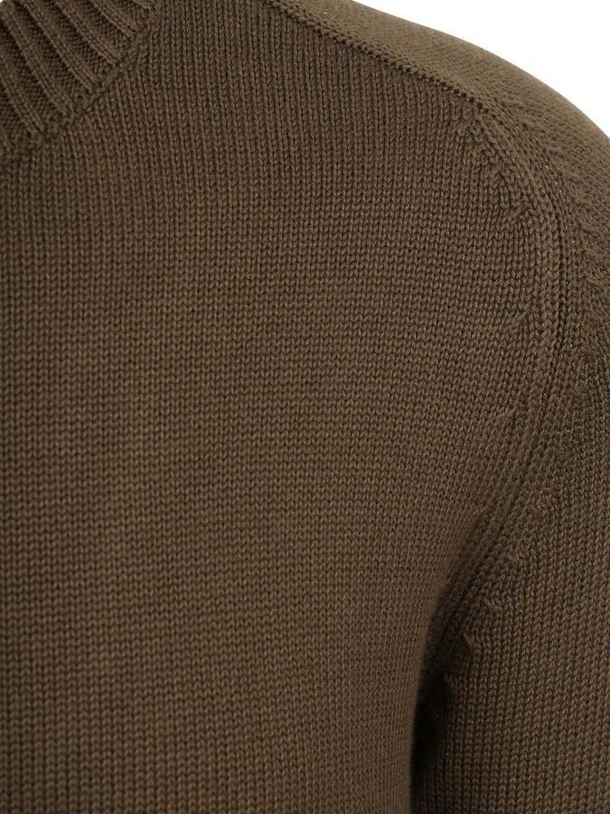 Knowledge Cotton Apparel Sweaters Pullover Olive - Foto 3