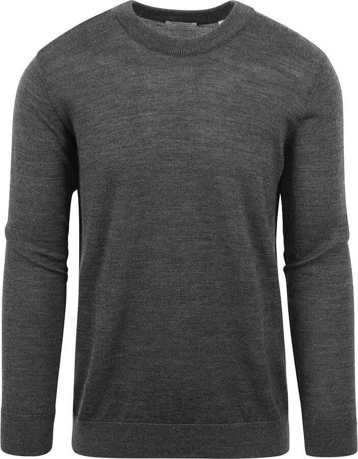 KnowledgeCotton Apparel Trui met ronde hals KARL regular in cleane look - Foto 3