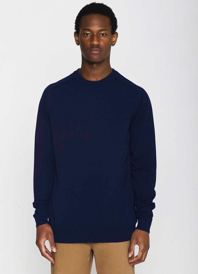 KnowledgeCotton Apparel Pullover Wol Navy - Foto 5