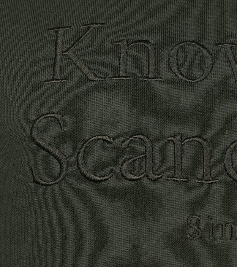 Knowledge Cotton Apparel Trui Elm Groen Heren - Foto 2