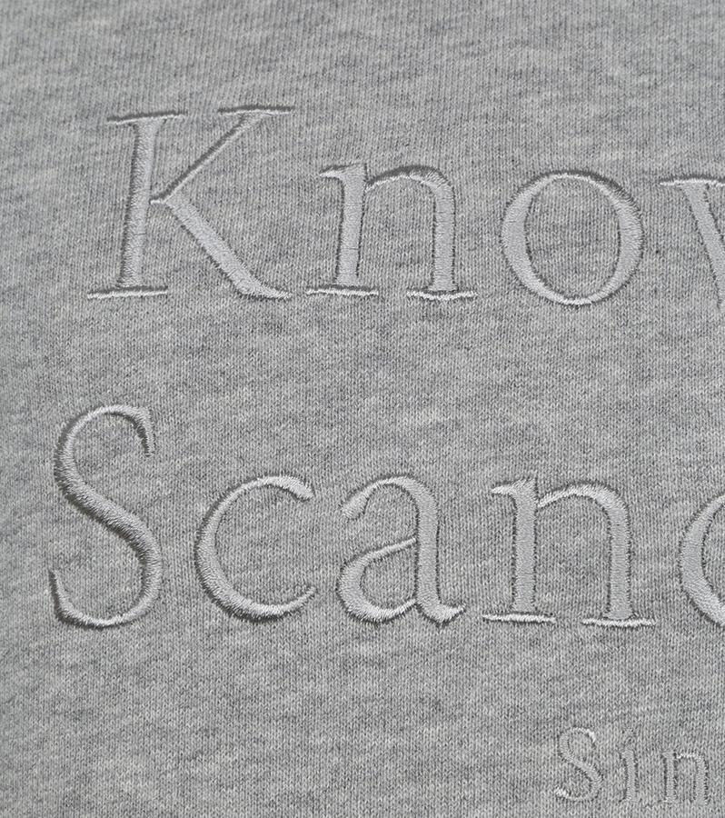 Knowledge Cotton Apparel Sweater Trui Elm Grijs - Foto 3