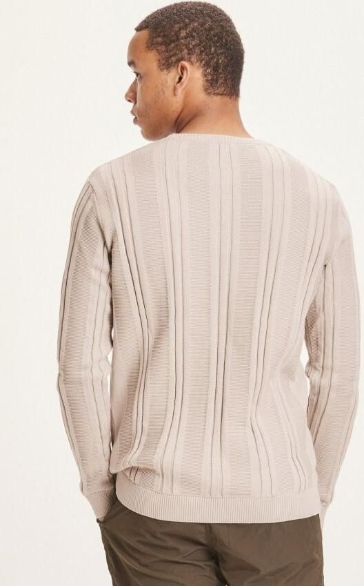 Knowledge Cotton Apparel Sweater Trui Licht Grijs - Foto 3