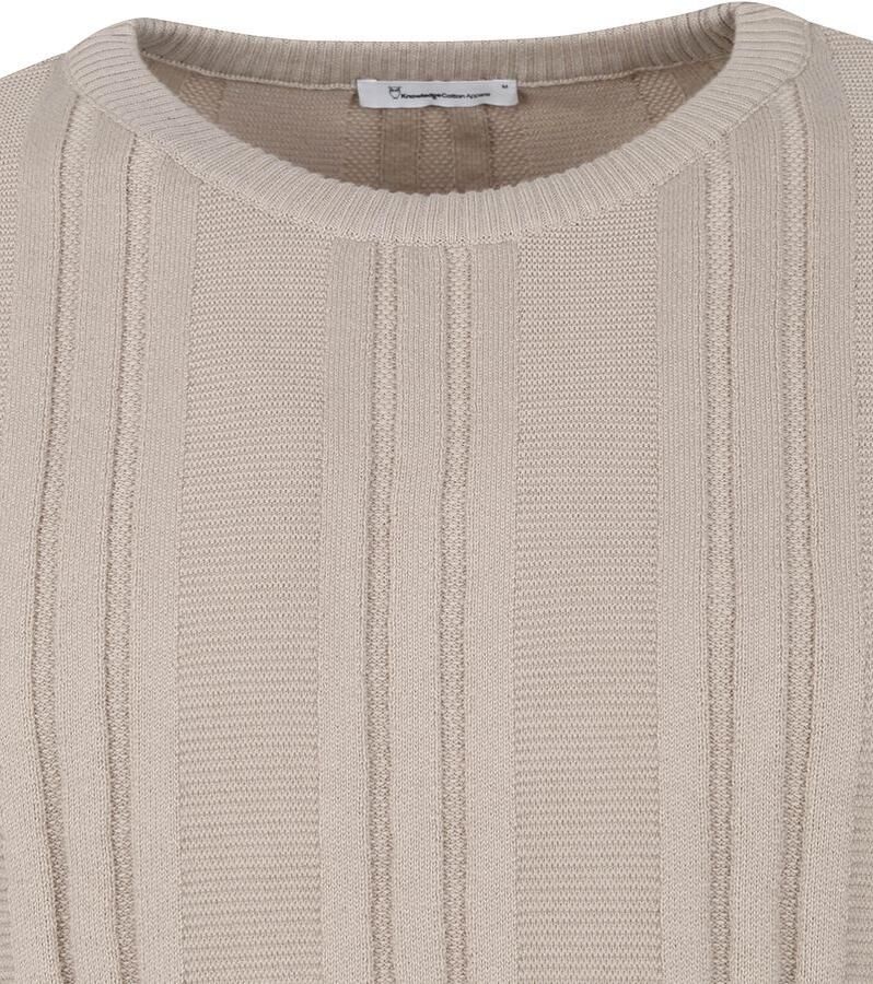 Knowledge Cotton Apparel Sweaters Trui Licht Grijs - Foto 3