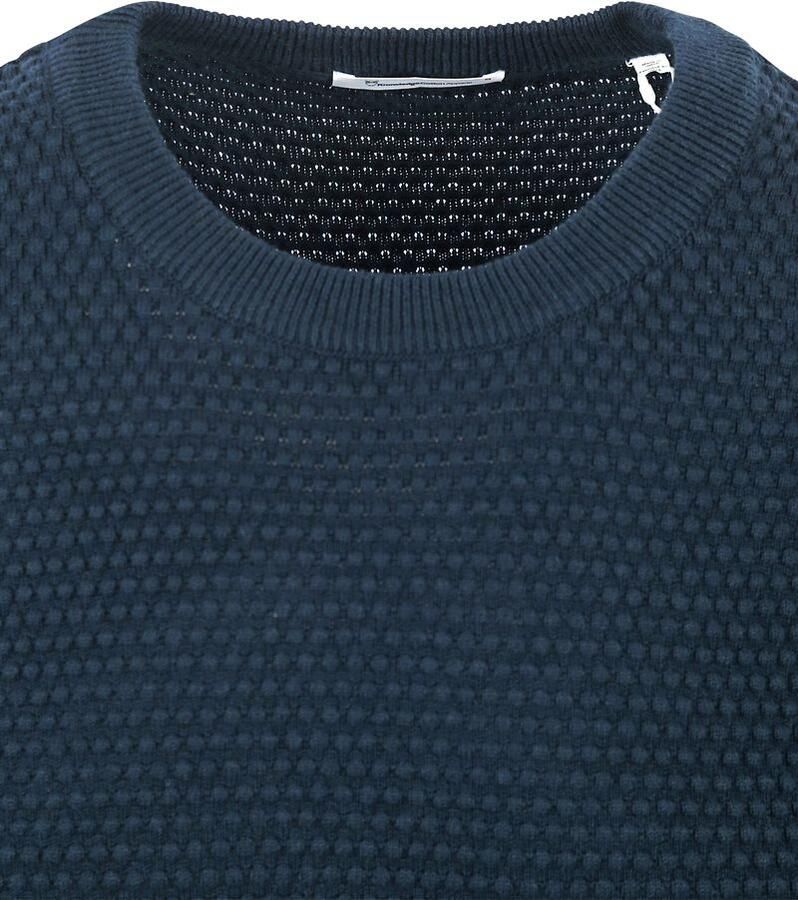 KnowledgeCotton Apparel Trui met ronde hals VAGN regular in licht gestructureerd breiwerk - Foto 2