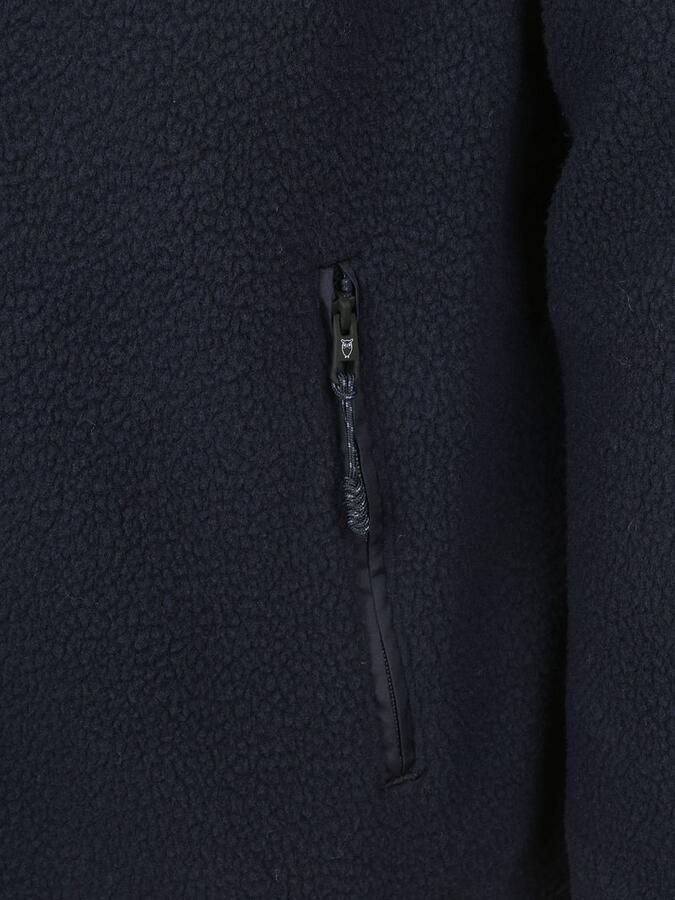Knowledge Cotton Apparel Fleece Jack Vest Fleece Navy - Foto 4
