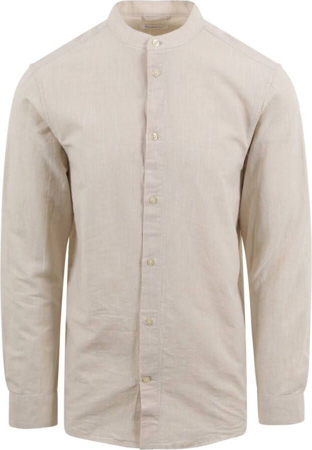 Knowledge Cotton Apparel KnowledgeCotton Apparel Overhemd Beige Heren