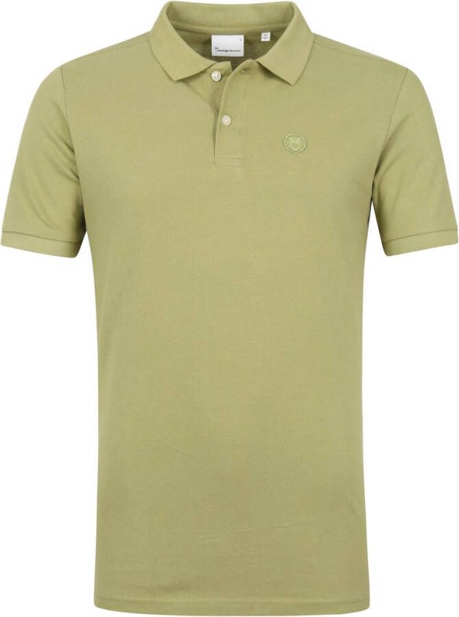 Knowledge Cotton Apparel Polo Rowan Groen Heren
