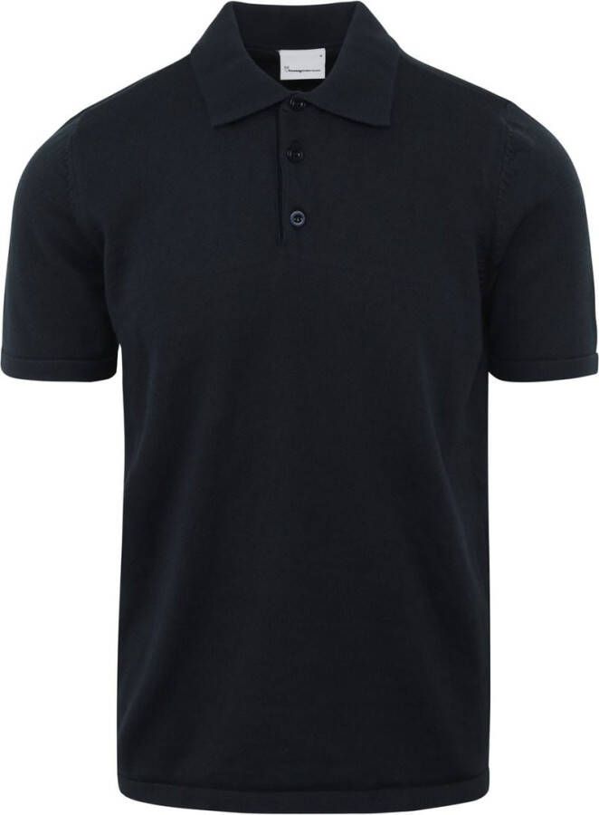Knowledge Cotton Apparel KnowledgeCotton Apparel Poloshirt Blauw Heren